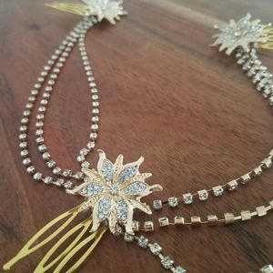 SOLD• Antique inspired hair piece